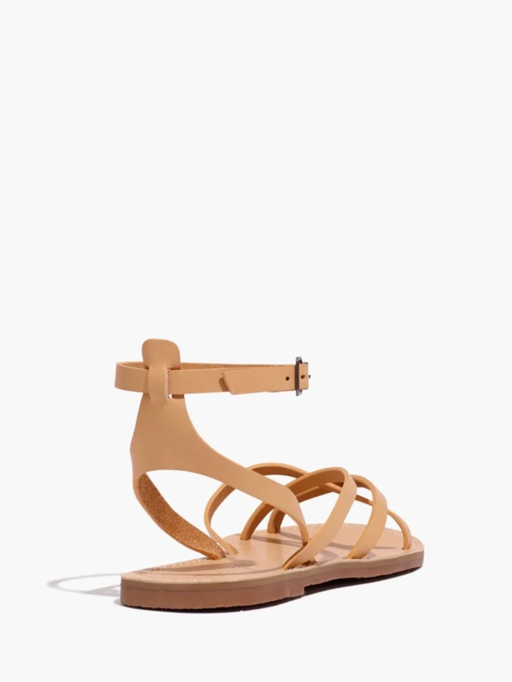 Madewell Boardwalk Skinny-Strap Sandal in Ashen Sand